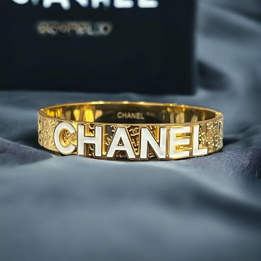 CHANNEL STAINLESS STELL BRACELET