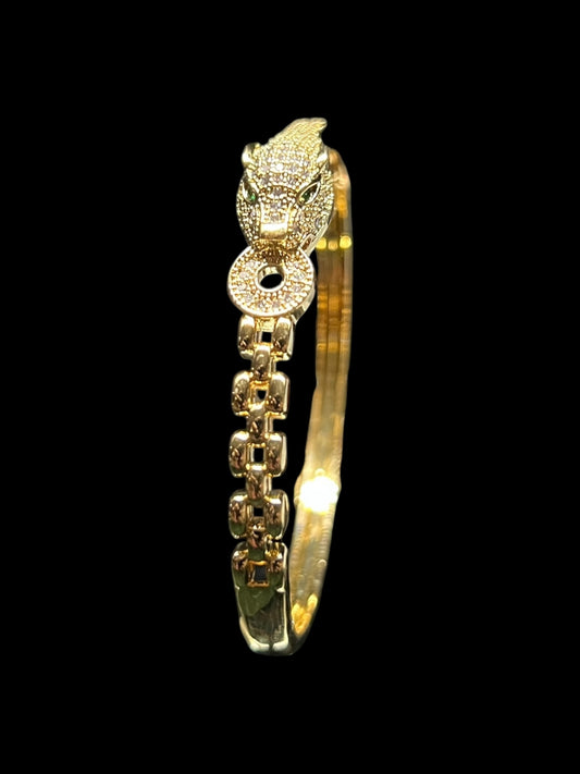 BELINA DIAMOND LEOPARD BRACELET