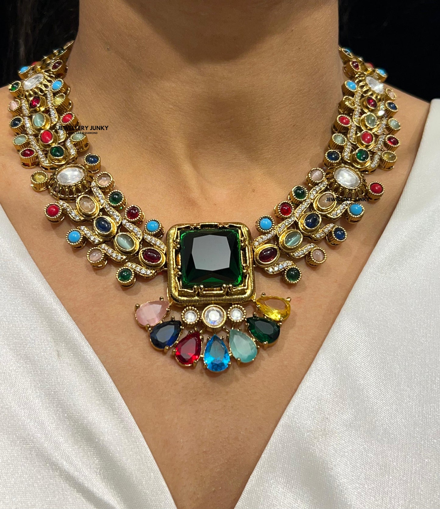 HAMAMA KUNDAN NECKLACE