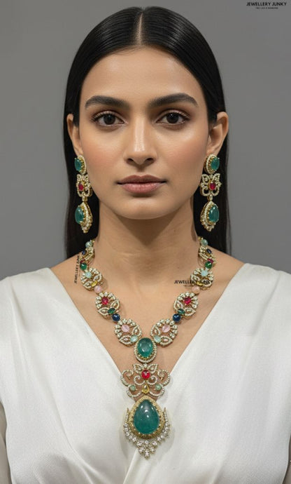 MAHEEN KUNDAN NECKLACE