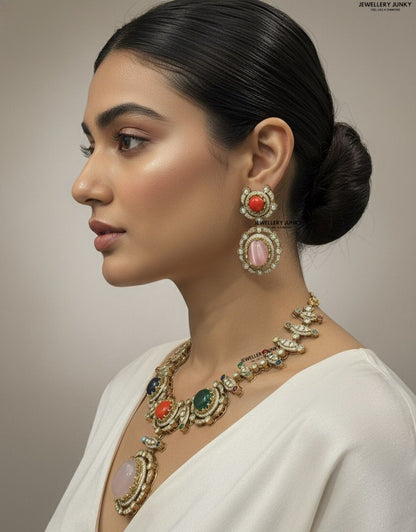 GHINA KUNDAN NECKLACE