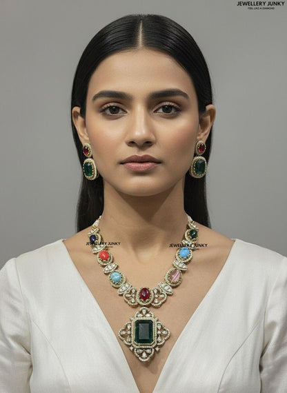 IZMA KUNDAN NECKLACE