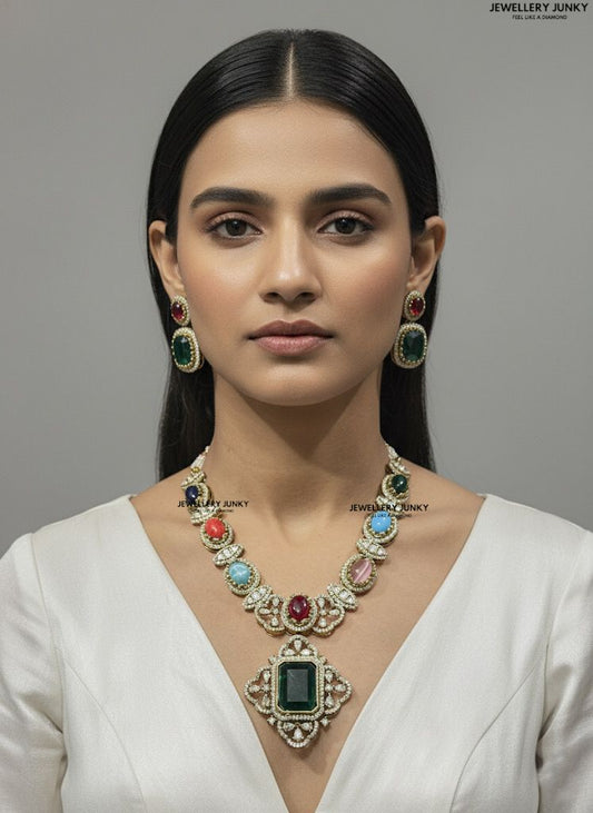 IZMA KUNDAN NECKLACE