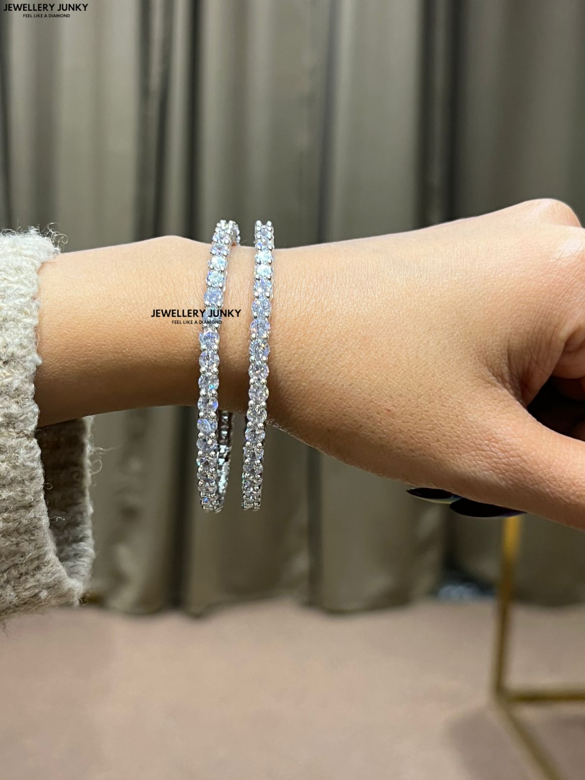 BARUNI DIAMOND BANGLES