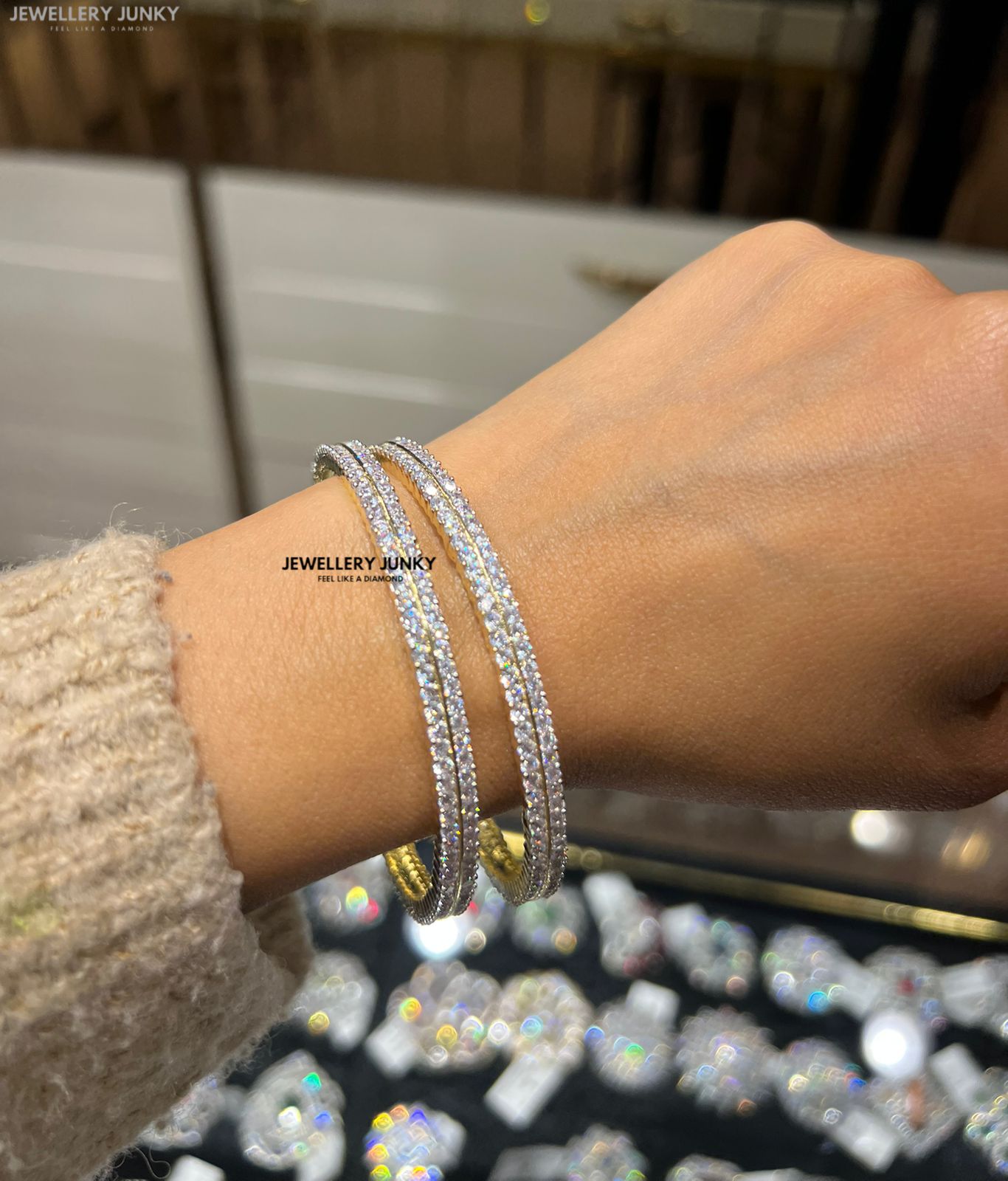 BHAVI DIAMOND BANGLES