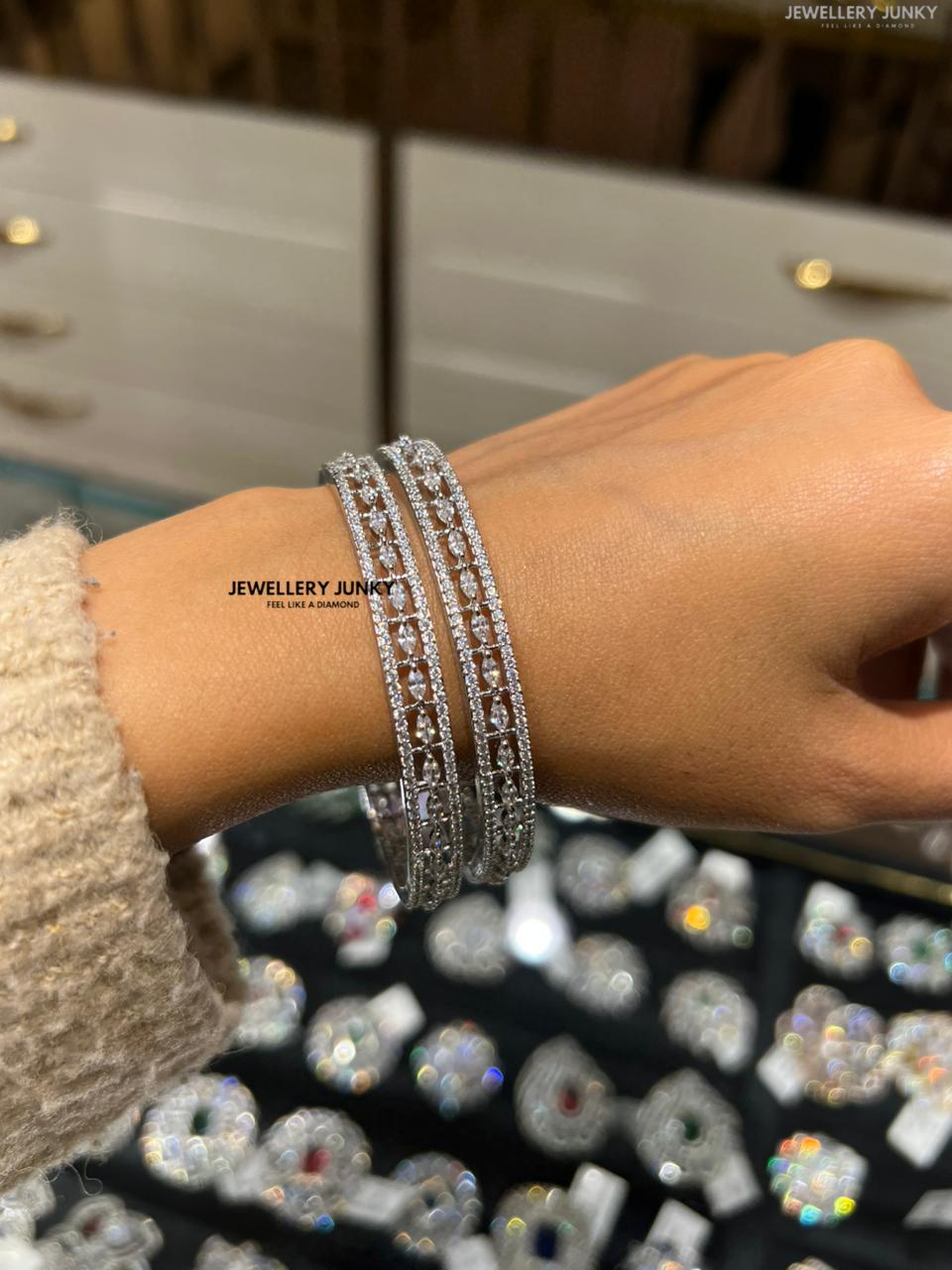 DALAJA DIAMOND BANGLES