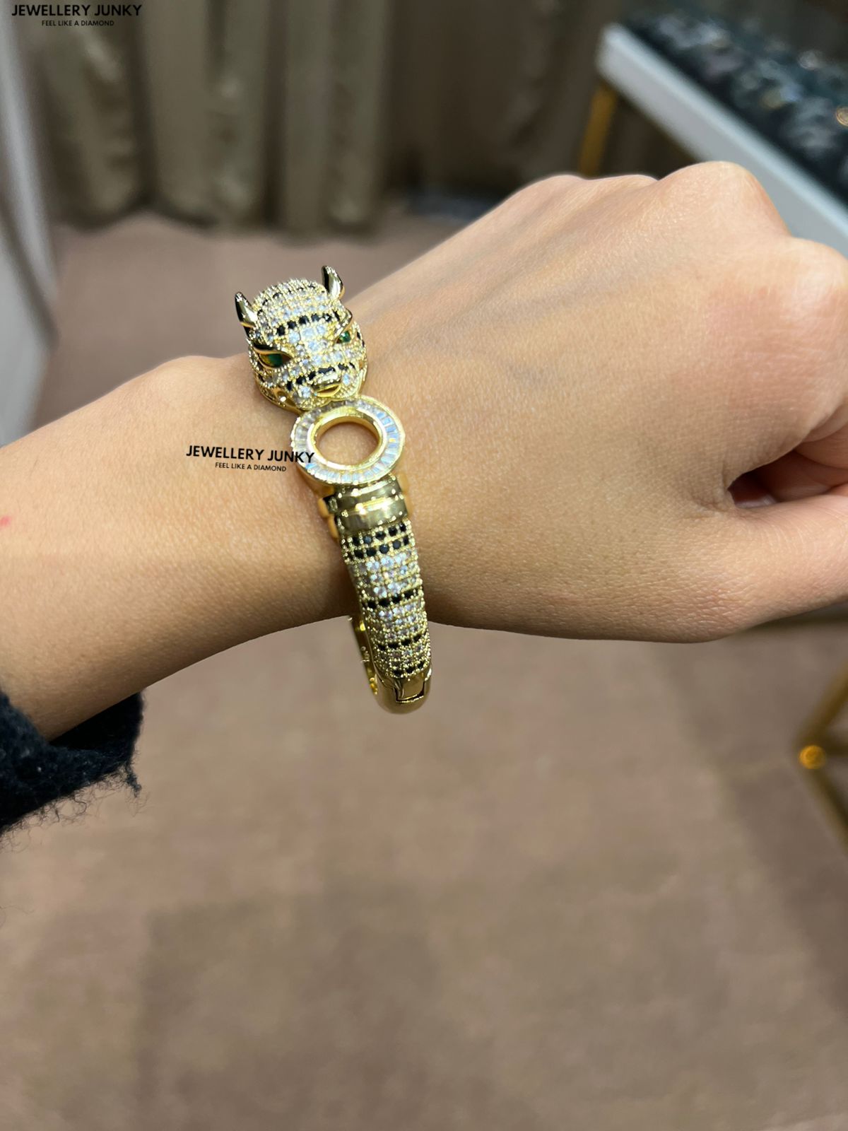 BIANCA DIAMOND LEOPARD BRACELET