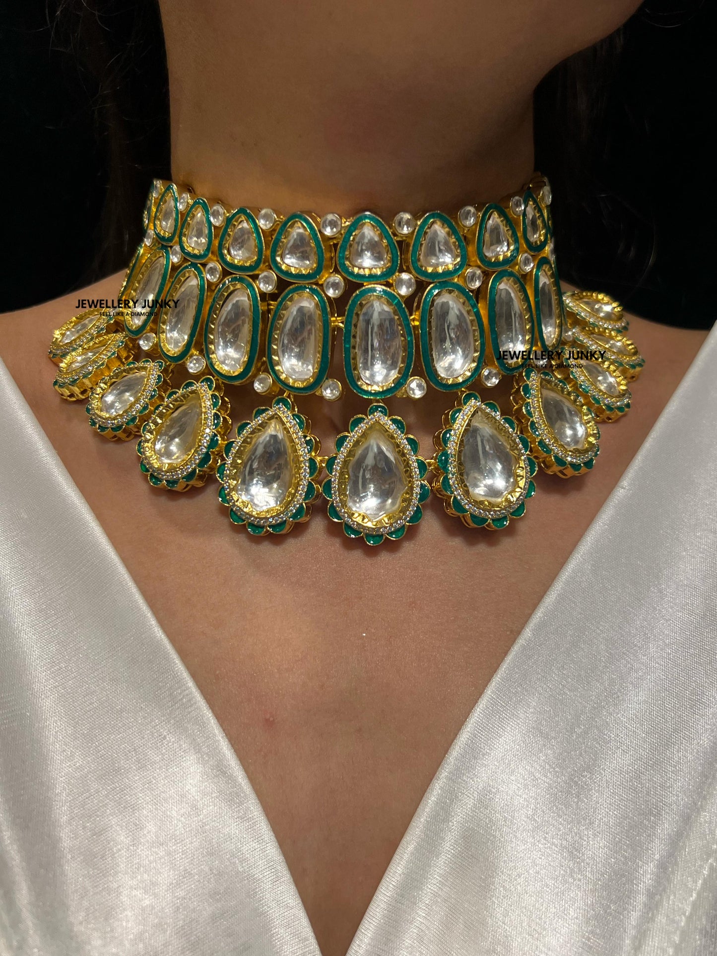SHAYA UNCUT KUNDAN DIAMOND NECKLACE