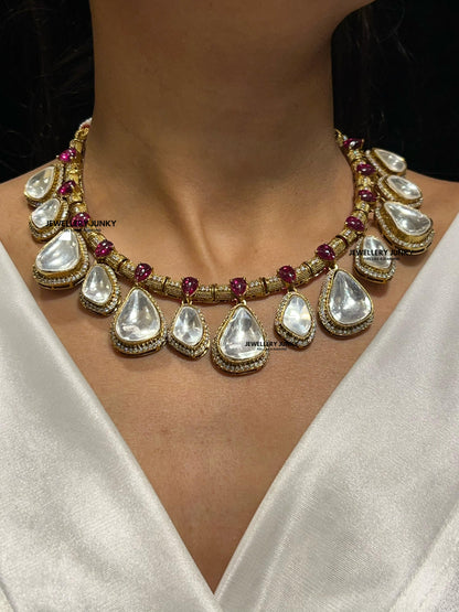 ZAINAB KUNDAN NECKLACE N-1542