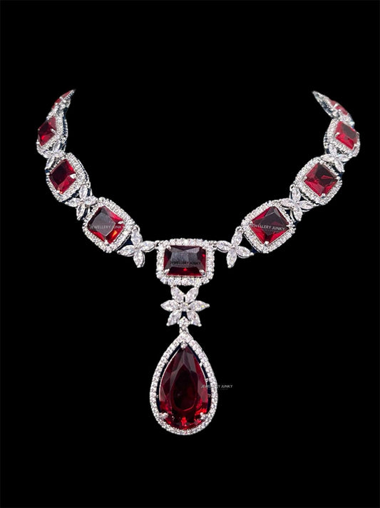 MRUNAL CZ DIAMOND NECKLACE