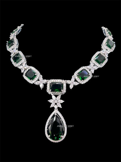 MRUNAL CZ DIAMOND NECKLACE