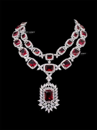 SIONA DIAMOND LAYERED NECKLACE