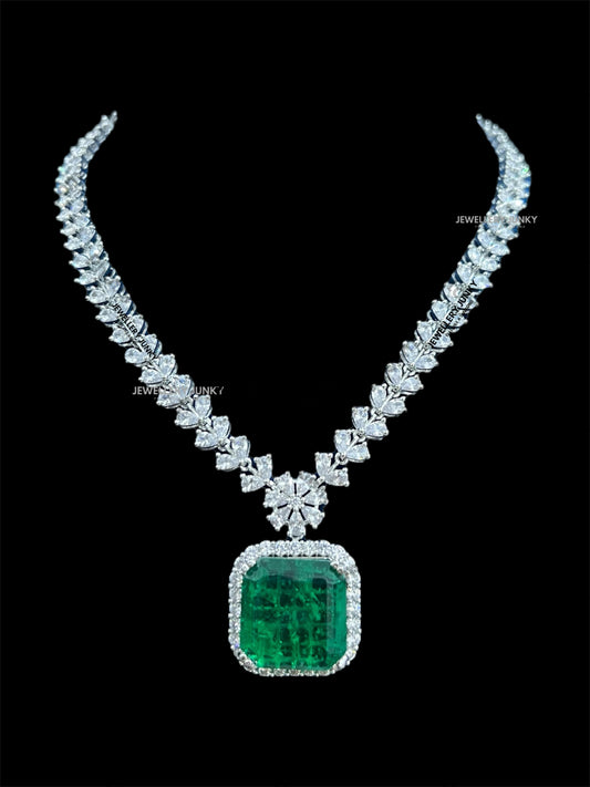 DIANA CZ DIAMOND NECKLACE N-1234