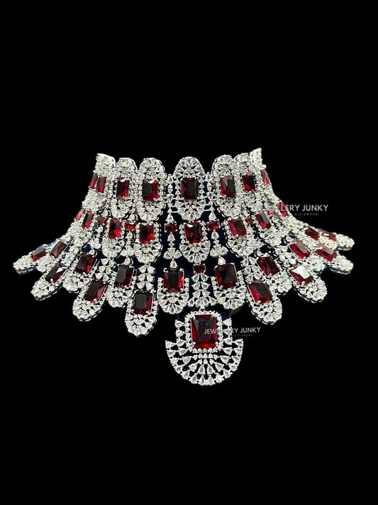 KIARA EMERALD BRIDAL CHOKER