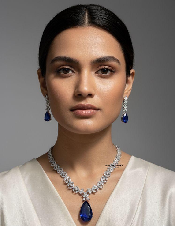AAHANA CZ DIAMOND NECKLACE N-1442