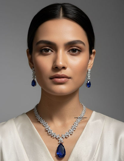 AAHANA CZ DIAMOND NECKLACE N-1442