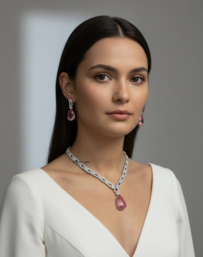 ARIANA CZ DIAMOND NECKLACE N-1048