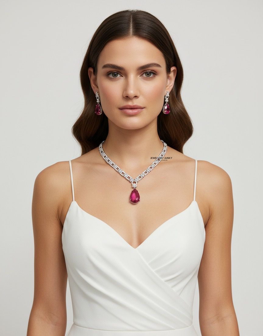 ARIANA CZ DIAMOND NECKLACE N-1048