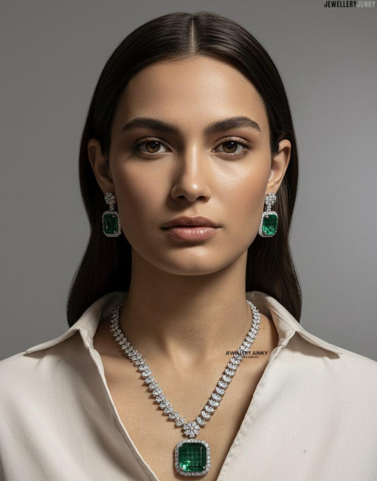 DIANA CZ DIAMOND NECKLACE N-1234