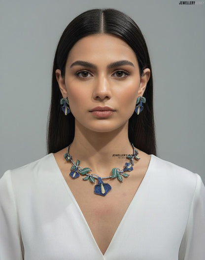 ZOFFANY INVISIBLE FLORAL NECKLACE