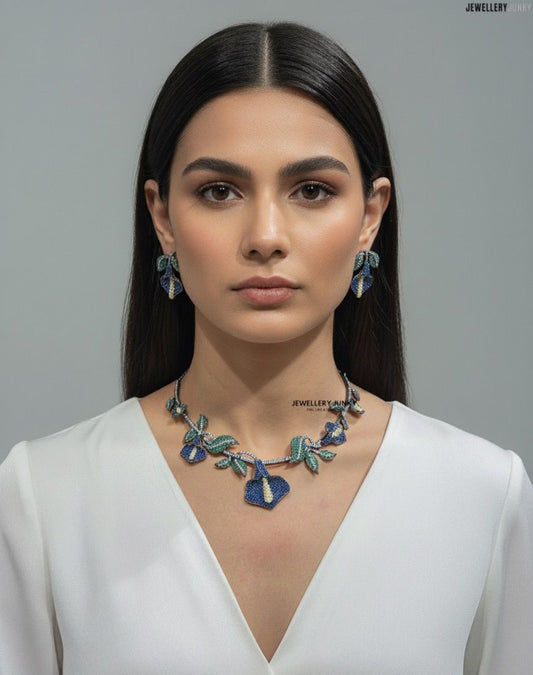 ZOFFANY INVISIBLE FLORAL NECKLACE