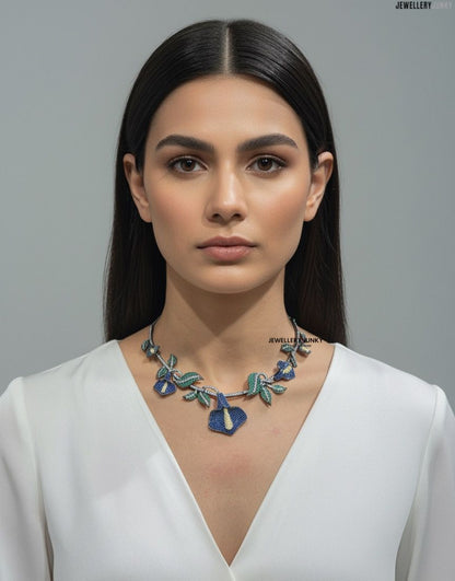 ZOFFANY INVISIBLE FLORAL NECKLACE