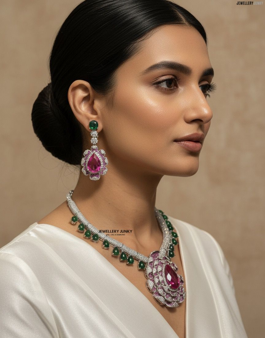 MALAIKA  DIAMOND NECKLACE