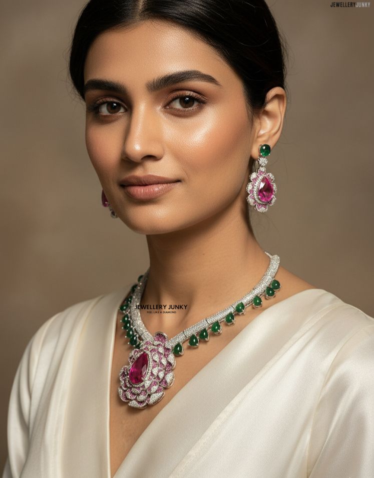 MALAIKA  DIAMOND NECKLACE