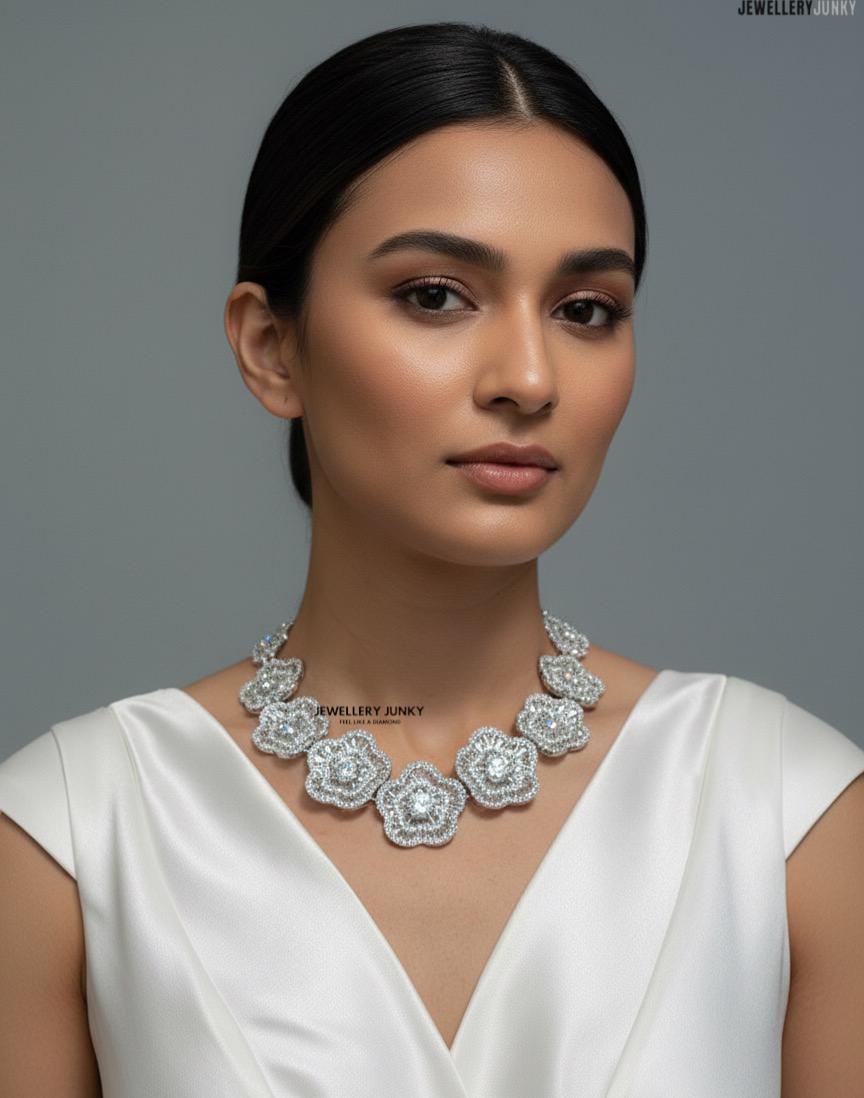 AZIZA DIAMOND NECKLACE N-1533