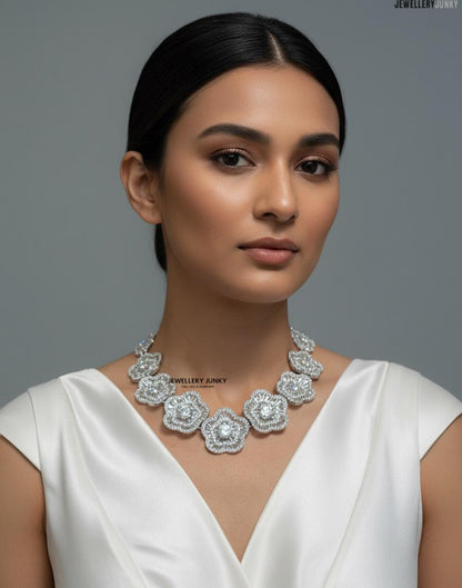 AZIZA DIAMOND NECKLACE N-1533