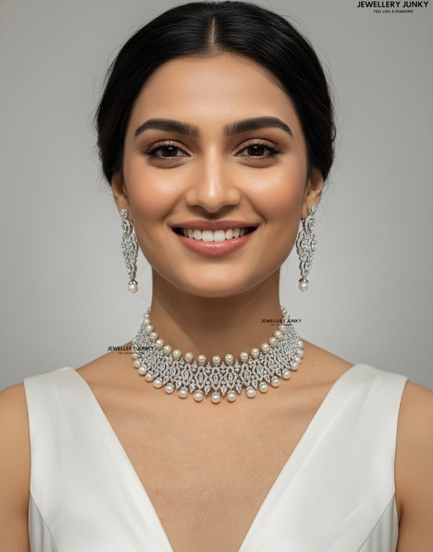 BLAKE DIAMOND CHOKER NECKLACE N-1054