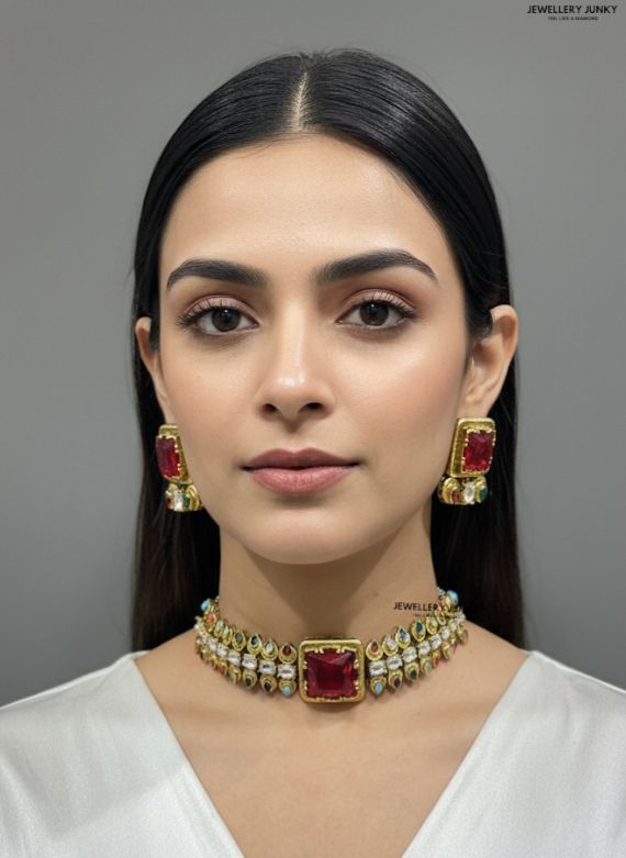 GHUFRAN KUNDAN NECKLACE