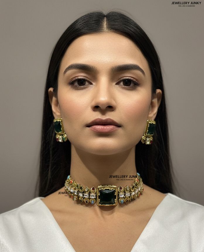 GHUFRAN KUNDAN NECKLACE