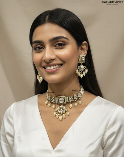 FARHA KUNDAN NECKLACE