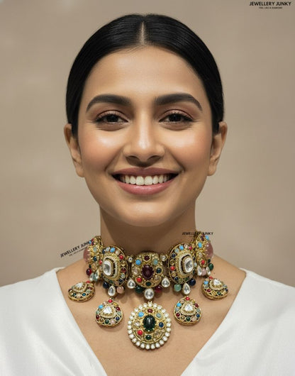 AMROZIA KUNDAN NECKLACE