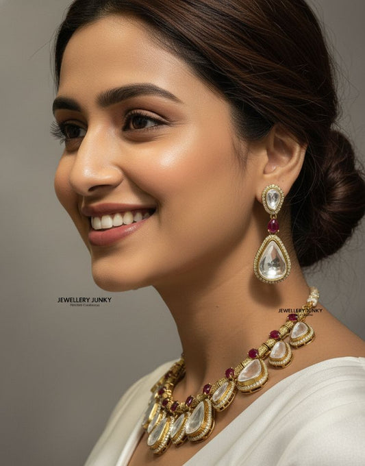 ZAINAB KUNDAN NECKLACE N-1542