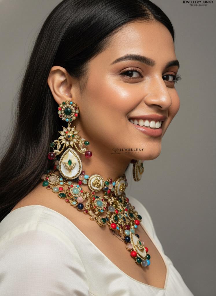 ZINAL KUNDAN NECKLACE