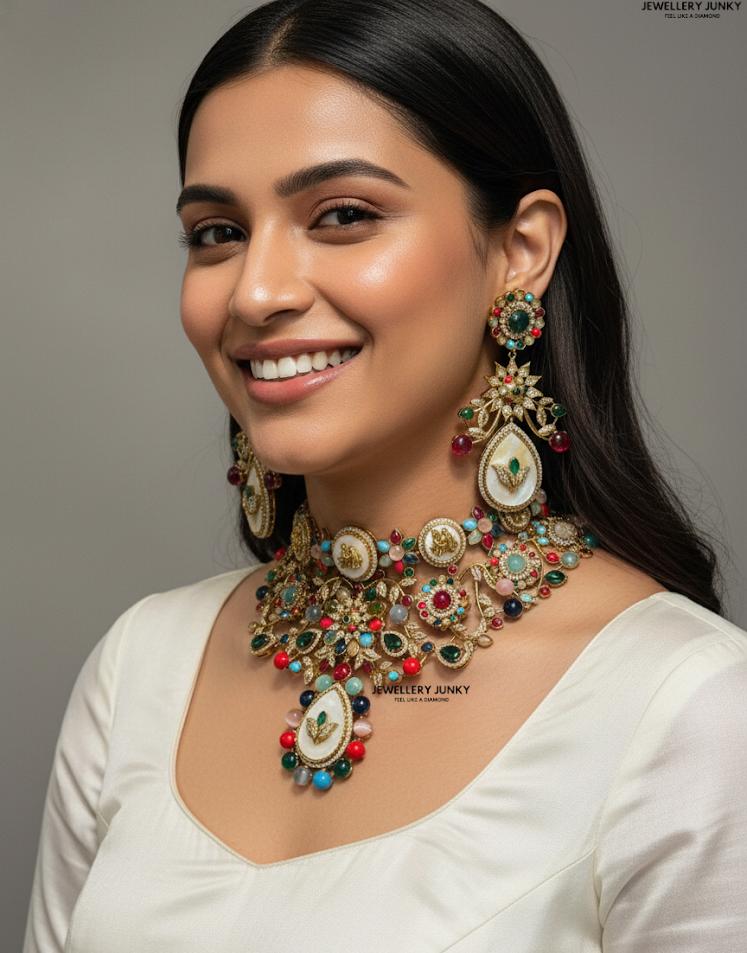 ZINAL KUNDAN NECKLACE
