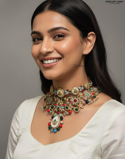 ZINAL KUNDAN NECKLACE