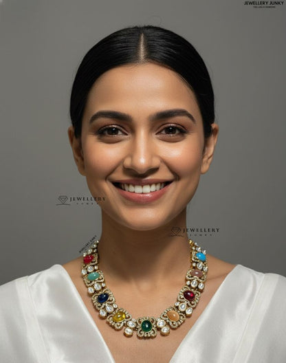 FAZLUNA KUNDAN NECKLACE N-1541