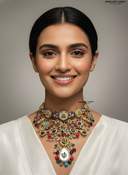 ZINAL KUNDAN NECKLACE