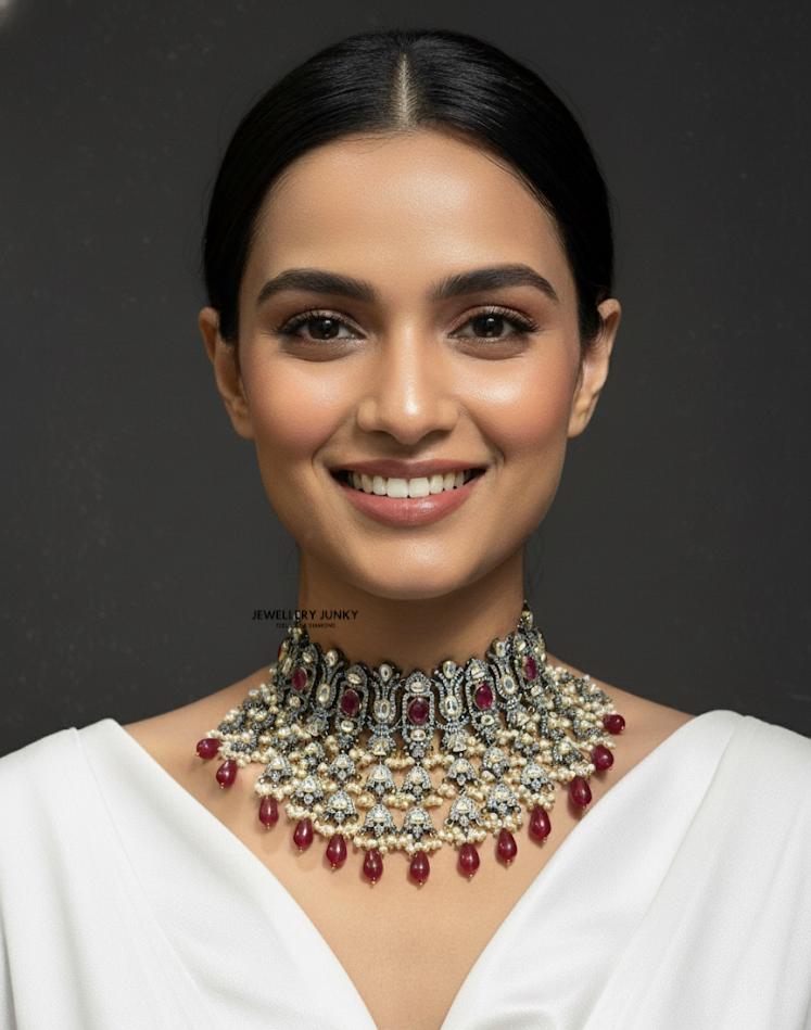 MUSKAAN VICTORIAN KUNDAN NECKLACE