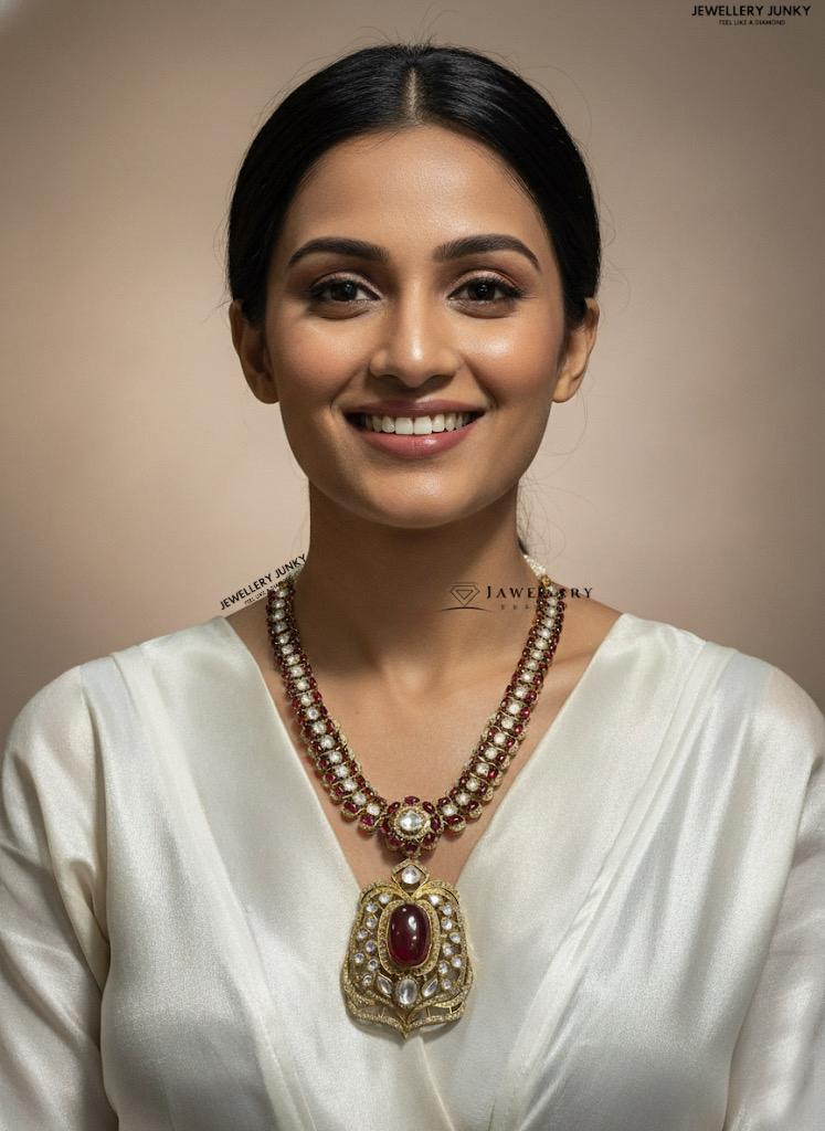 NOURA KUNDAN NECKLACE