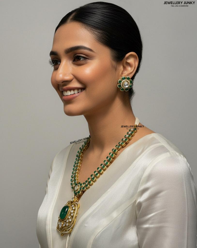 NOURA KUNDAN NECKLACE