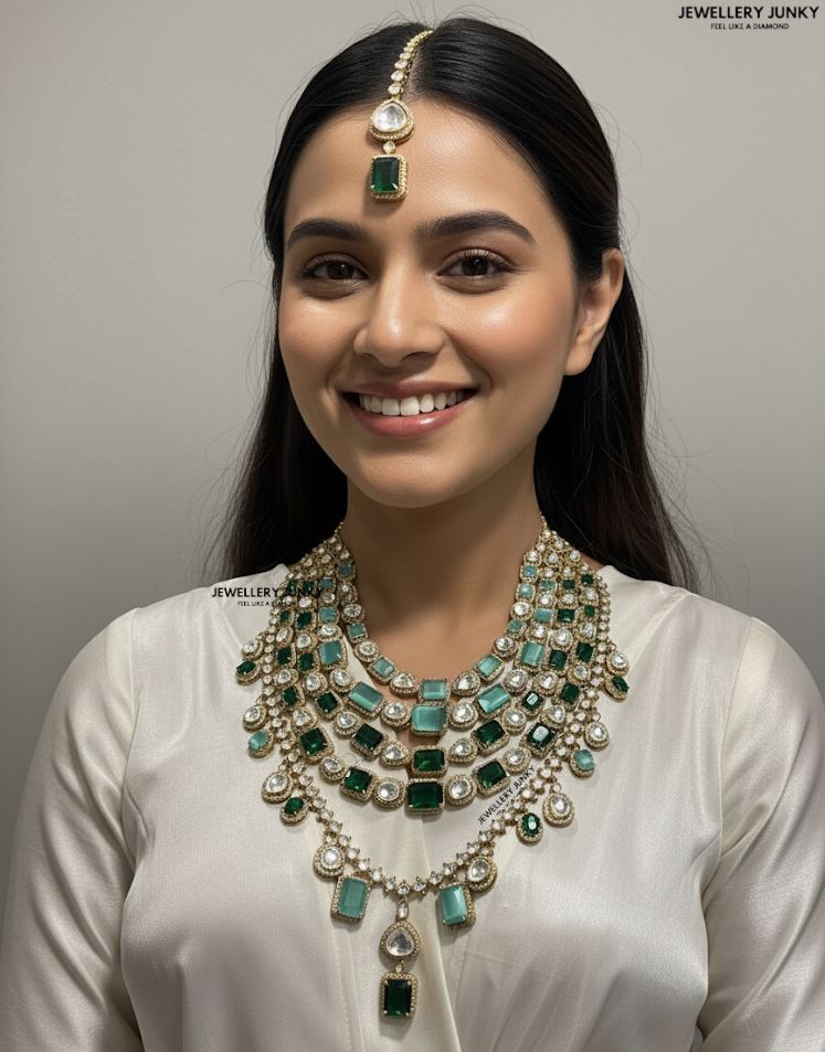 PARINEETI EMERALD NECKLACE