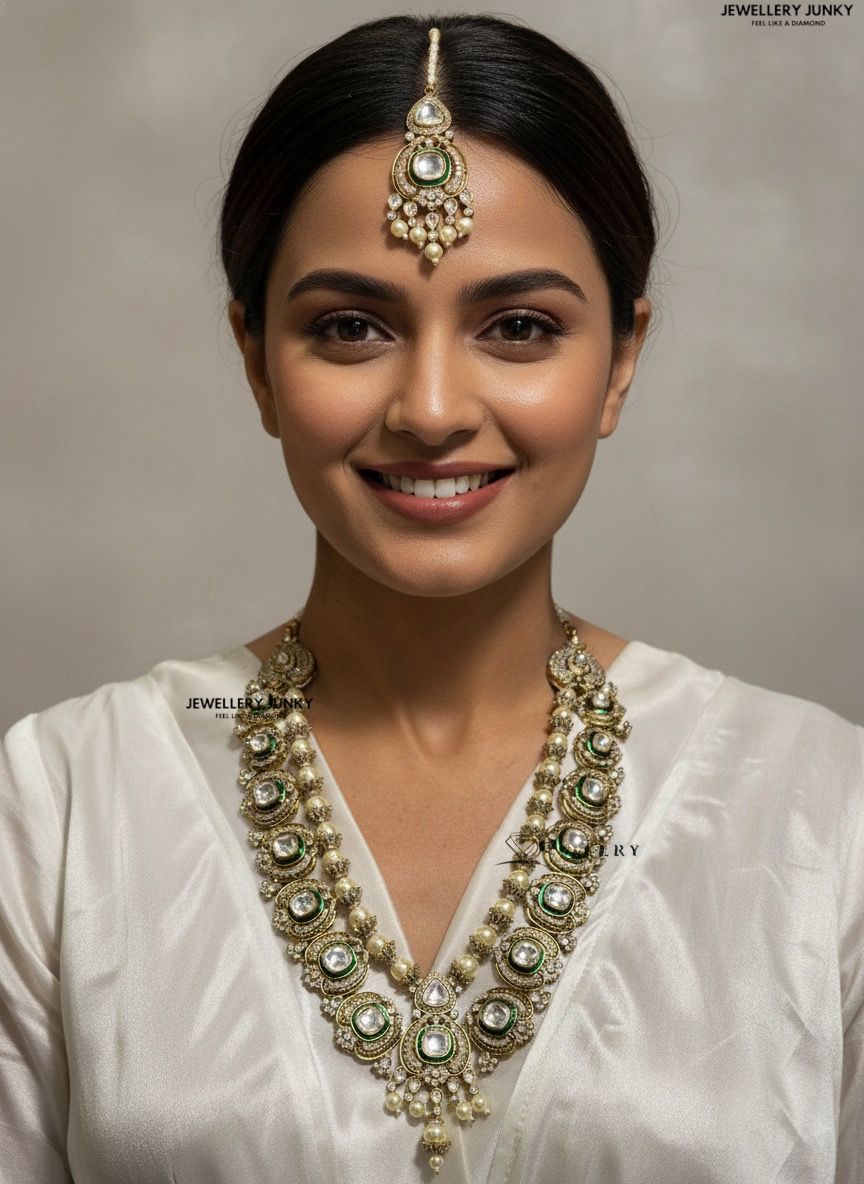 MEGHALI KUNDAN PEARL VICTORIAN NECKLACE