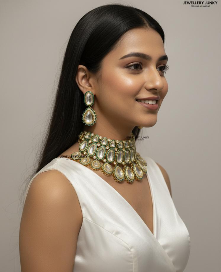 SHAYA UNCUT KUNDAN DIAMOND NECKLACE