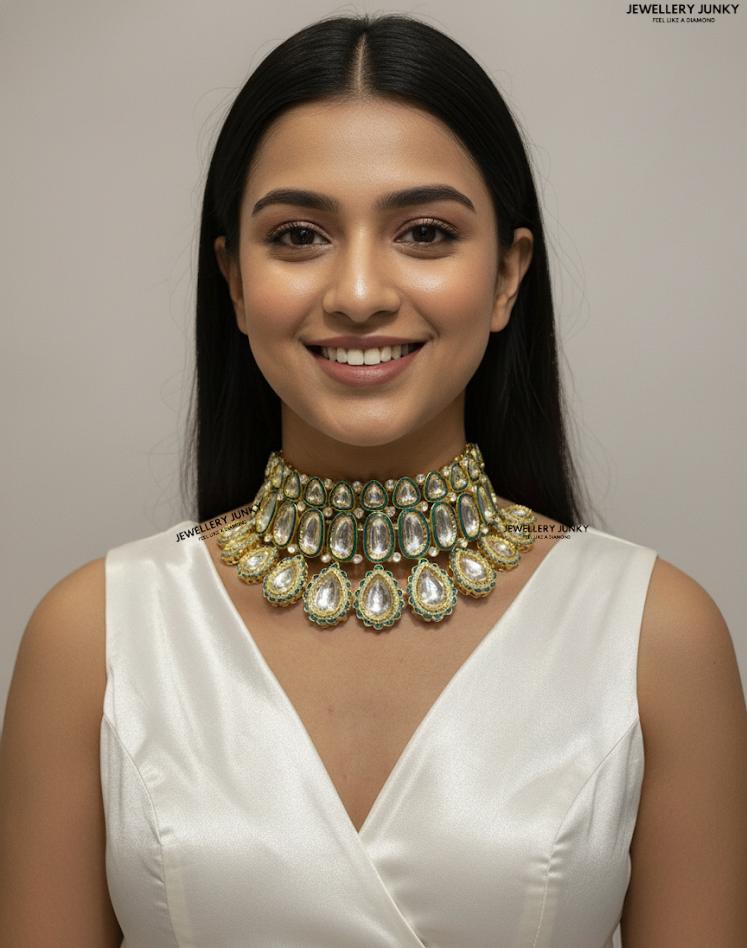 SHAYA UNCUT KUNDAN DIAMOND NECKLACE