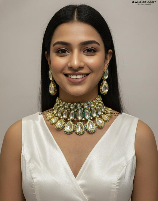 SHAYA UNCUT KUNDAN DIAMOND NECKLACE