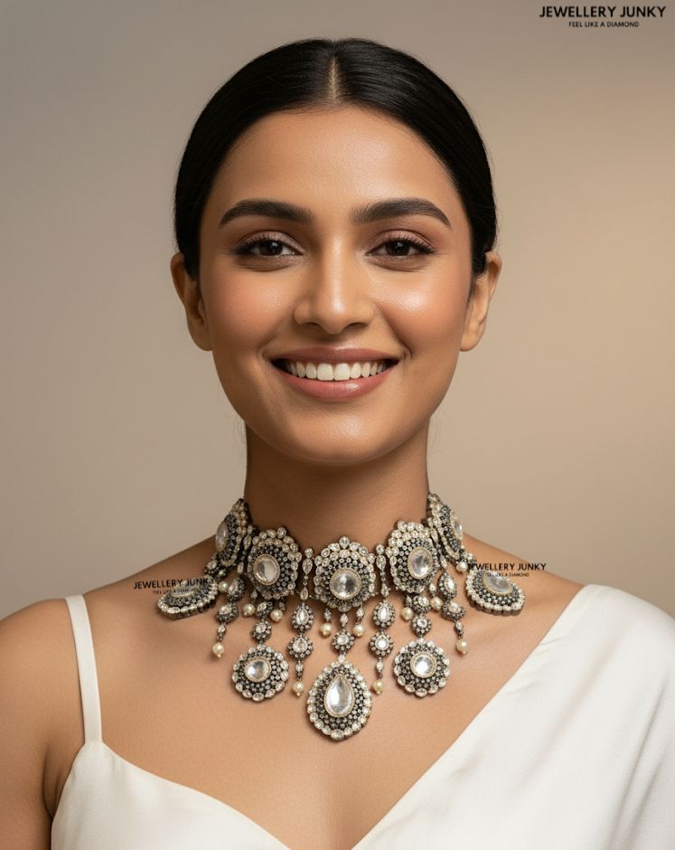 VERA VICTORIAN UNCUT KUNDAN NECKLACE